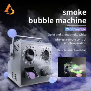 Machine à brouillard et à bulles LED professionnelle pour scène, 900W, 4 couleurs RGBW, contrôle DMX, indice de protection IP33, fumée CRI 97, AC 100-240V, garantie 1 an - Product Image 2