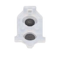 Pièces de réparation pour manette de jeu L1 R1 L2 R2, tampons en caoutchouc conducteur en silicone pour manette PS4 JDS-030, bouton en caoutchouc - Pad