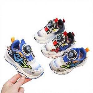 Baskets légères et tendance pour enfants avec empeigne en maille respirante et éclairée – Chaussures décontractées toutes saisons pour garçons et filles - Product Image 6