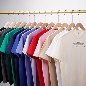 T-shirt surdimensionné en coton lourd 240g, prix de gros, personnalisable avec impression DTG, t-shirt d'équipe d'entreprise <span class=keywords><strong>personnalisé</strong></span> - Product Image 2