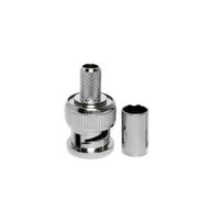 Kits d'adaptateur coaxial RF en laiton de haute qualité BNC connecteur femelle cuivre pour adaptateur de talkie-walkie Motorola Stock d'usine