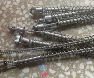 <span class=keywords><strong>Trampa</strong></span> de resorte doble de alambre para cerdos, dispositivo de control de plagas agrícola, trampas para jabalíes de 100-150 m con diámetro de 4 mm - Product Image 4