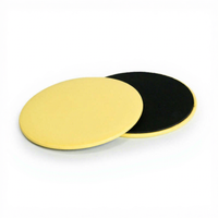 Disques de glisse pour exercices de fitness, Pilates et gymnastique, en ABS léger, avec logo personnalisé, 80g