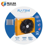 Condensadores de Radiador de Aleación de Aluminio RJ7314 de Fábrica Ruijia, Aptos para Reactores y Equipos Industriales