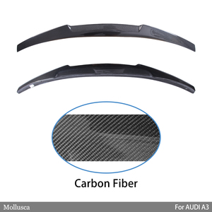 For A3 S3 RS3 Limousine M4 Sedan Appearance Decoration M4 Style <b>Rear</b> <b>Spoiler</b> Trunk Wing 2021-2024 - Product Image 2