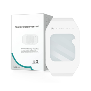 Apósito de película de PU transparente estéril, protector impermeable para ducha, vendaje adhesivo para tatuajes y heridas, parche de fijación para cánula IV - Product Image 1