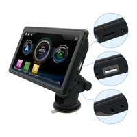 Caméra de tableau de bord sans fil DVR 7 pouces Carplay Android Auto Rétroviseur Enregistrement vidéo Lecteur DVD de recul