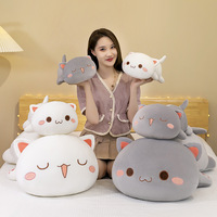 Kawaii mignon jouet en peluche animal de compagnie Kitty doux Anime chat en peluche oreiller pour les enfants