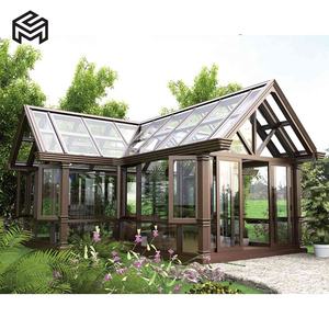 Marco de aluminio Cubiertas de patio Sunrooms y casas de vidrio <span class=keywords><strong>Solarium</strong></span> Jardín de invierno Sunroom de pie - Product Image 4