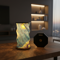Idées de cadeaux d'entreprise, nouvelles idées de produits originaux 2026, petite veilleuse, lampe en papier pliable pour cadeau de soutien, personnalisable