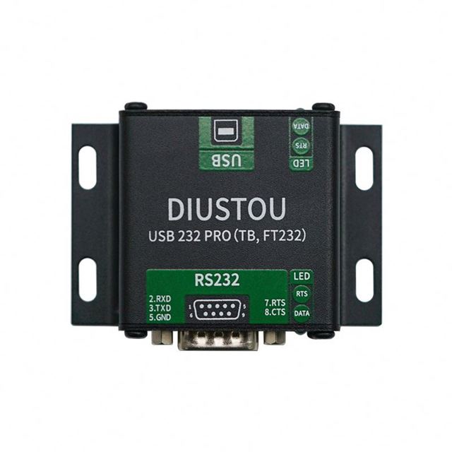 Diustou USB to RS232 Serial Module 232 to USB Opto-Isolated Industrial Bidirectional Conversion