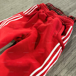 <span class=keywords><strong>Pantaloni</strong></span> larghi da <span class=keywords><strong>uomo</strong></span> di alta qualità <span class=keywords><strong>a</strong></span> vita doppia elasticizzati 450gsm <span class=keywords><strong>a</strong></span> strisce di cotone 100% pesanti <span class=keywords><strong>pantaloni</strong></span> della tuta da <span class=keywords><strong>uomo</strong></span> - Product Image 4