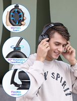 Casque sans fil Tribit XFree Go, casque sans fil, musique sans fil, basses profondes, réduction de bruit