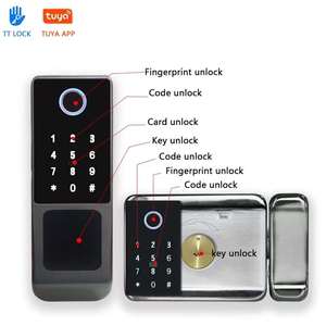 Sinon Offre Spéciale Tuya serrure à empreintes digitales porte maison intelligente extérieure extérieure serrure intelligente serrure intelligente porte étanche extérieure pour porte - Product Image 4