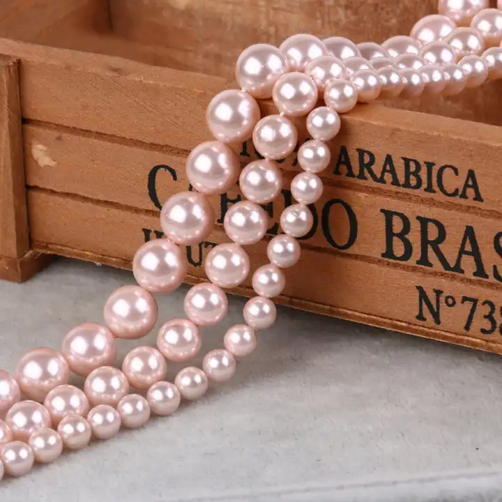 shell pearl beads round loose pearl