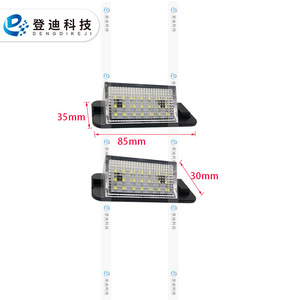 Luz LED para matrícula BMW Serie 3 E36, 85x35mm, blanca, Canbus, 12v, para BMW Serie 3 E36 318i 320i - Product Image 1