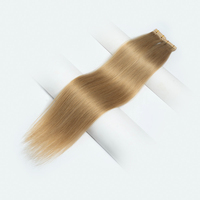 Extensions de Cheveux Bruts Vierges Européens Naturels 100%, Couleur Claire, Vrais Tapeins, Extensions de Cheveux Humains de Russie