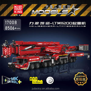 Bộ xếp hình Mould King 17008 Xe cần cẩu điều khiển từ xa Lieboherr LTM11200 Mô hình cần cẩu MOC Đồ chơi giáo dục - Product Image 2