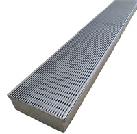Gouttière de fil de cale en acier inoxydable/gouttière de drain de sol de garde de talon