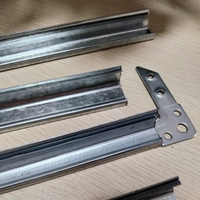 Bride de raccordement pour conduits d'air en acier galvanisé, OEM usine, pour systèmes CVC, type GI TDC, 20mm 30mm 40mm