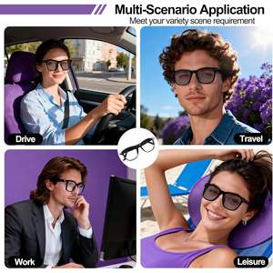 Lentes Inteligentes MNVOEQ para Traducción en Tiempo Real, Control por Voz, Forma Ovalada, Batería de Iones de Litio, Altavoz, para Hombres y Mujeres - Product Image 6