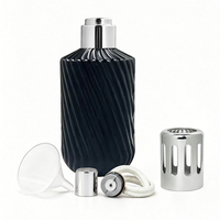 Lampe à parfum catalytique en verre 450 ml, brûleur d'huiles essentielles d'aromathérapie, diffuseur d'arômes personnalisable pour la maison, le bureau, l'hôtel, vente en gros