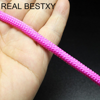 6mm naylon halat kabloları bilezik yapımı için örgü naylon halat naylon halat sapanlar naylon halat dizeleri bilezikler DIY yapımı için sıcak