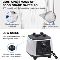 Mixeur commercial électrique haute vitesse certifié NSF 1500W 2200W sans BPA pour cuisine
