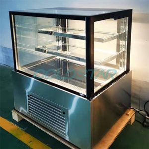 Vitrine d'affichage de gâteau commerciale 3 <span class=keywords><strong>réfrigérateur</strong></span> d'exposition de boulangerie de couche réglable - Product Image 5