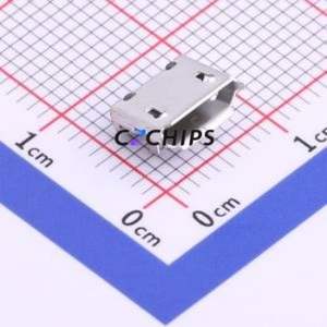 MICRO-01-G3P2-A1T2 USB Connector SMD Connector ( Connector Type: Micro-B )( Protocol Standard: USB 2.0 )( Gender: Female ) - Product Image 1