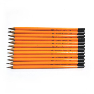 Juego de Lápices Triangulares Amarillos Ecológicos con Impresión Personalizada, Lápices de Grafito Hb de Madera para Escribir y Dibujar - Product Image 2