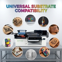 Impresora UV Plana 6090 de Última Generación 2026 con Cámara de Visión IA I3200, Precio de Fábrica, Máquina de Impresión UV DTF para Etiquetas y Pegatinas de Cristal