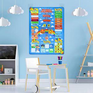 Calendrier <span class=keywords><strong>en</strong></span> <span class=keywords><strong>feutre</strong></span> éducatif pour enfants d'âge préscolaire, tableau mural d'apprentissage du temps, jouet d'éducation précoce, tableau d'apprentissage <span class=keywords><strong>en</strong></span> <span class=keywords><strong>feutre</strong></span> pour enfants - Product Image 6