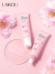 Crème pour les yeux LAIKOU Private Label 15ml, essence organique avec acide hyaluronique, soin de la peau délicate, élimination des cernes, anti-rides - Product Image 2
