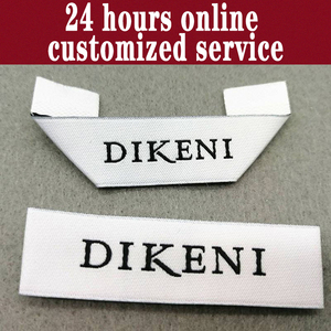 Phong Cách Mới Tùy Chỉnh Các Chữ Màu Hồng Quần Áo Phụ Kiện Dệt Nhãn - Product Image 4