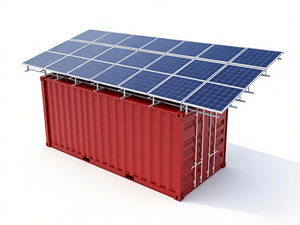 Conteneur de stockage frigorifique à économie d'énergie, chambre froide et congélateur intégrés dans un conteneur, alimenté à l'énergie solaire, pour la conservation des aliments - Product Image 1