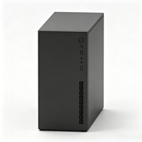 Boîtier PC Gaming H7 Mini Tower MicroATX ITX pour GPU long, support HDD 3.5, panneau latéral en verre trempé RGB, châssis DIY en stock