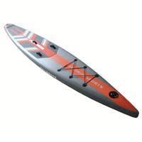 Planche de paddle gonflable portable de 427 cm avec boîte à aileron US, ensemble SUP complet pour une stabilité accrue sur les rivières - Lumark Wholesale