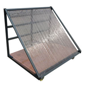 Chariot de stockage de feuilles de verre, support de <span class=keywords><strong>harpe</strong></span> Simple isolé en usine de verre - Product Image 2