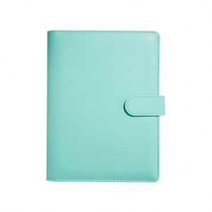Agenda/Diario A5 de Tapa Dura de Cuero con Anillas Doradas y Cierre, 27 Colores, Ideal para Regalo de Navidad/Oficina/Escuela - Product Image 4