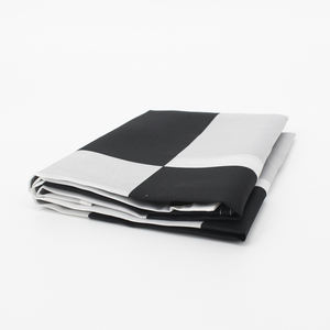 Двусторонний клетчатый флаг в черно-белую клетку, 100% полиэстер - Product Image 6