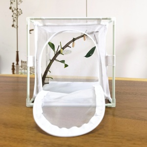 Nouveauté : cages d'incubation et d'élevage d'insectes de petite taille à mailles fines pour mantises, moustiques, mouches, abeilles, libellules, cigales, coléoptères - Product Image 4