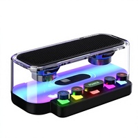 Harga Spesial Speaker Pintar Kecil Warna-warni Trendy untuk Desktop 5.0 8W dengan Tombol Punk, Pengingat Suara, dan Slot Kartu Grosir