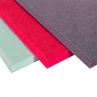 Panneaux acoustiques suspendus en fibre de polyester, panneaux absorbants du son, panneaux muraux décoratifs pour studio, bureau, home cinéma