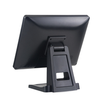 Populaire de haute qualité 15 pouces capacitif Pos affiche un moniteur à écran tactile plat pur