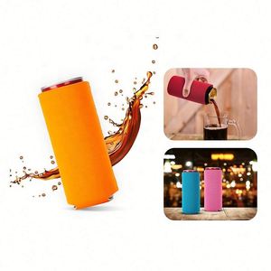 Custom Logo Can Cooler Neoprene Sublimation Blank Screen Printing 12oz Standard <b>Slim</b> Beer Bottle Can Cooler Sleeve - Product Image 4