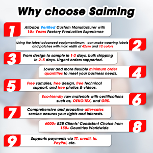 Etiqueta Tejida Personalizada de Alta Gama para Ropa con Logotipo en el Cuello, Etiqueta Principal con Etiquetas para el Cuello - Product Image 6