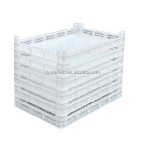 Boîte à viande en plastique maillé, panier ventilé, empilable et emboîtable, stockage et transport de <span class=keywords><strong>saucisses</strong></span> pour le bétail - Product Image 2