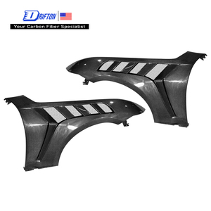 Aile avant en fibre de carbone sèche style Drifton S650 GTD, tissage 3K/6K/12K, finition brillante/mate pour Ford Mustang Gen7 S650 - Product Image 1