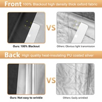 YA SHINE 145*100 tissu Portable bricolage rideaux occultants fenêtre intérieure stores occultants pour fenêtre velux